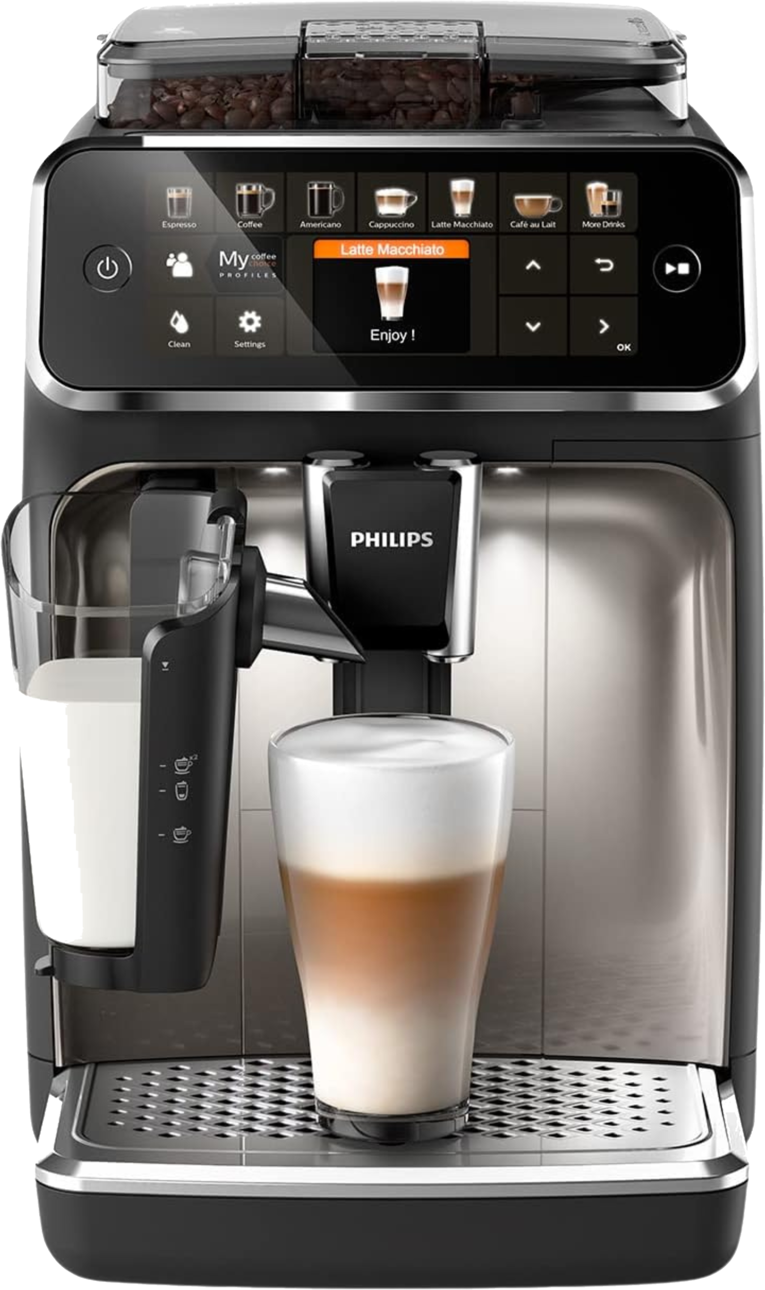 Philips 5400 Espresso Vollautomat mit Latte Macchiato