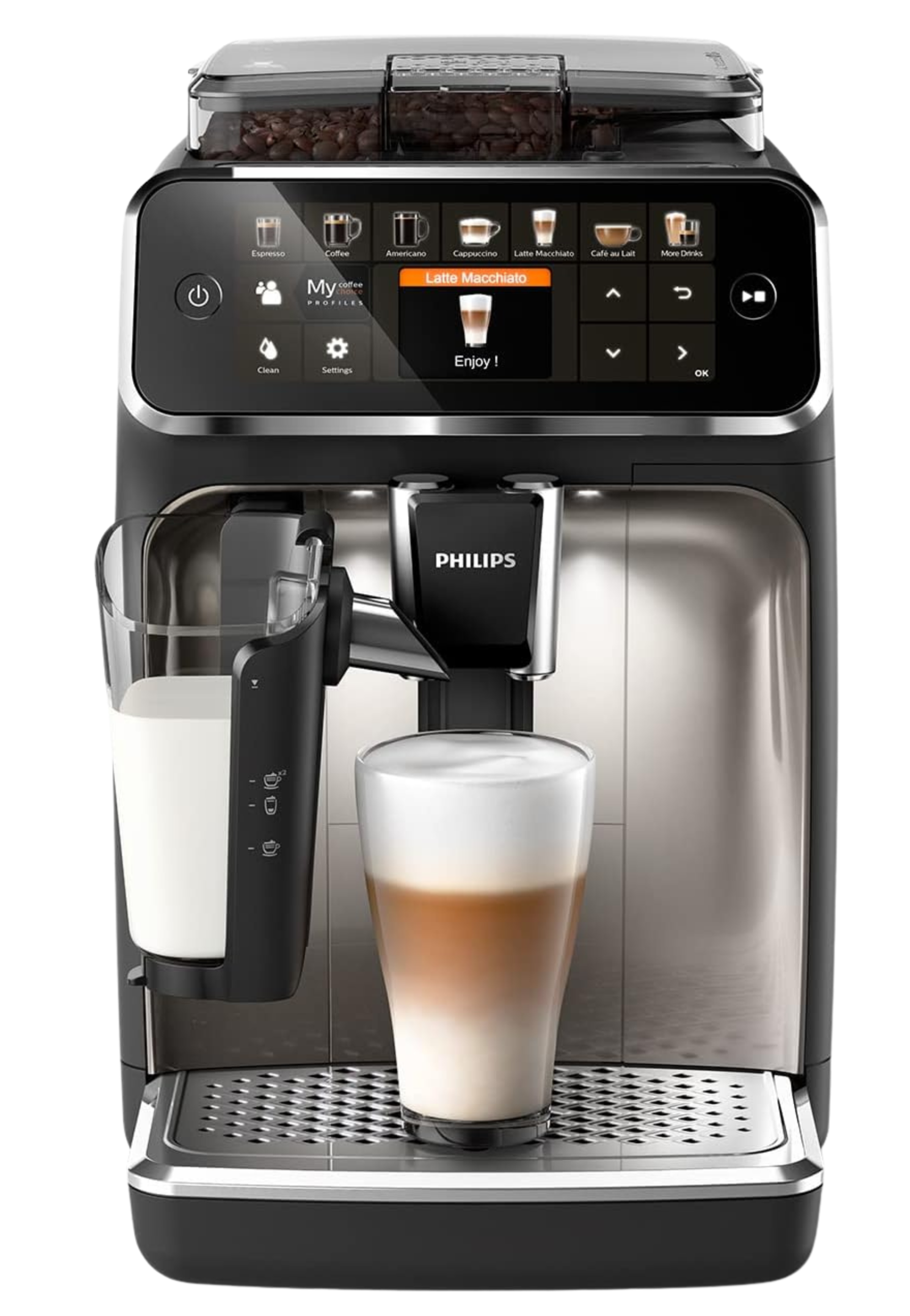 Philips 5400 Espresso Vollautomat Frontansicht